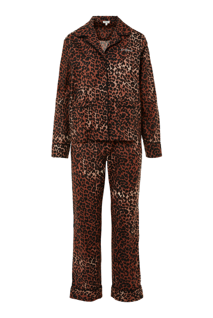 Leopard Print Pyjama Set